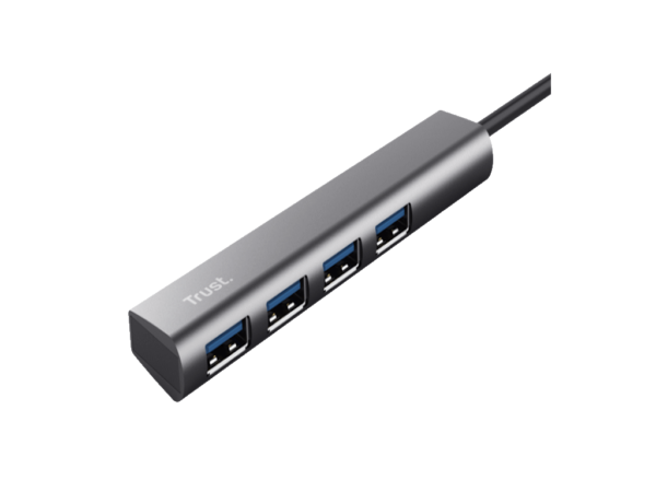 Adapter TRUST HALYX USB HUB-3.2/4xUSB/siva - Image 2