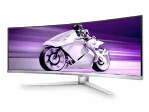 Monitor PHILIPS 34M2C8600/00 34"/OLED,zakrivljen,21:9/3440x1440/175Hz/0,03ms GtG/HDMIx2,DP,USB/bela