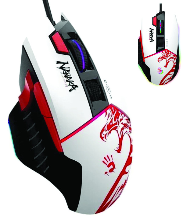 A4 TECH A4-W95 Max NARAKA Bloody RGB Gejmerski mis, 2000Hz/100-12.000 ...