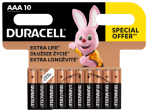 Duracell AAA PAK10 CK, Basic nova 1.5V LR3 MN2400, ALKALNE baterije duralock