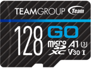 TEAM GROUP TeamGroup MICRO SDHC/SDXC 128GB GO UHS-I U3 V30, 90/50MB/s +SD Adapter TGUSDX128GU303