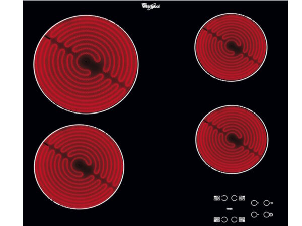 Ugradna ploča WHIRLPOOL AKT 8090/NE ugradna/staklokeramička/4 zone/crna - Image 2