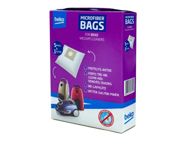 BEKO Kese za VC usisivač ljubičasta paket 5+1 - Image 2