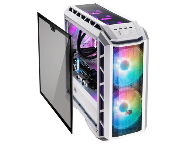 COOLER MASTER MasterCase H500P Mesh ARGB Gaming modularno kućište (MCM-H500P-WGNN-S01) belo - Image 3