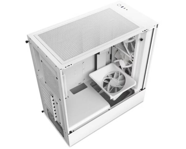 NZXT H5 Flow RGB Gaming kućište belo (CC-H51FW-R1) - Image 6