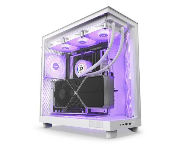 NZXT H6 Flow RGB kućište belo (CC-H61FW-R1) - Image 3