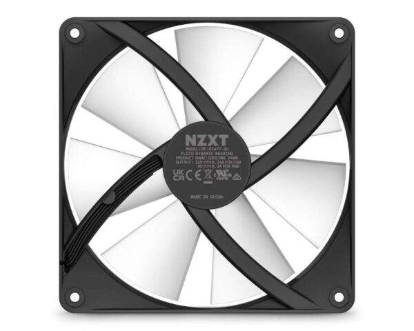 NZXT F140RGB Core 140mm ventilator crni (RF-C14SF-B1) - Image 5