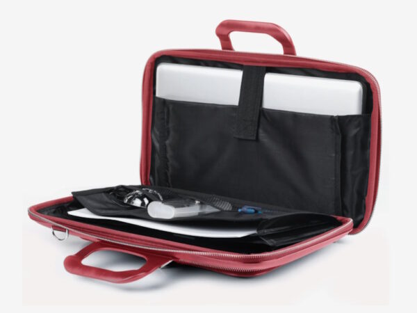 Torba BOMBATA Classic Plus 15,6" Borgogna red/Crvena - Image 2
