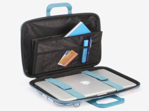 Torba BOMBATA Peonia  15,6"/16" - Limited Edition Grey/Silver