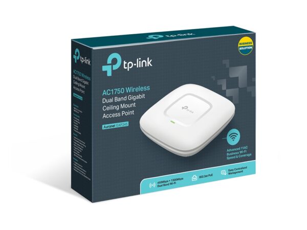 Acces point TP-LINK EAP245 Wi-Fi/AC1750/1350Mbps/450Mbps/2xGLAN/6x internih antena - Image 4
