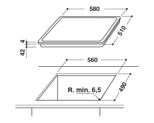 WHIRLPOOL AKT 8190 BA ugradna ploča - Image 2