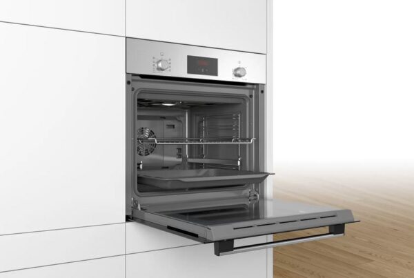 Ugradna rerna BOSCH HBF114ES0/Serija2/mehanička/66L/3D vruć vazduh/teleskopske vođice/inox - Image 2
