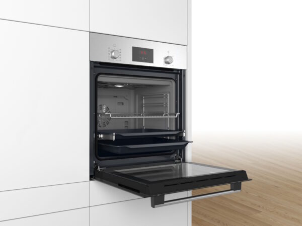 Ugradna rerne BOSCH HBF154ES0/Serija 2/Mehanička/66L/EcoClean/inox - Image 4
