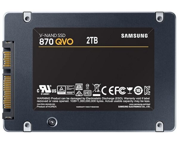 SAMSUNG 2TB 2.5 inča SATA III MZ-77Q2T0BW 870 QVO Series SSD - Image 4