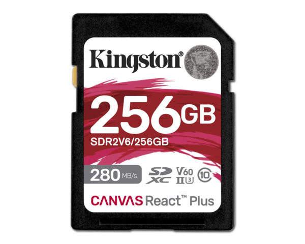 KINGSTON Memorijska kartica SDR2V6/256GB 256GB SDXC UHS-II 280R/150W U3 V60