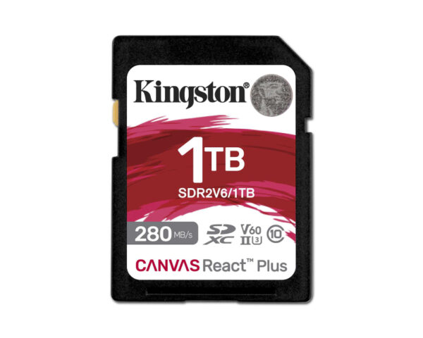 KINGSTON Memorijska kartica SDR2V6/1TB 1TB SDXC UHS-II 280R/150W U3 V60