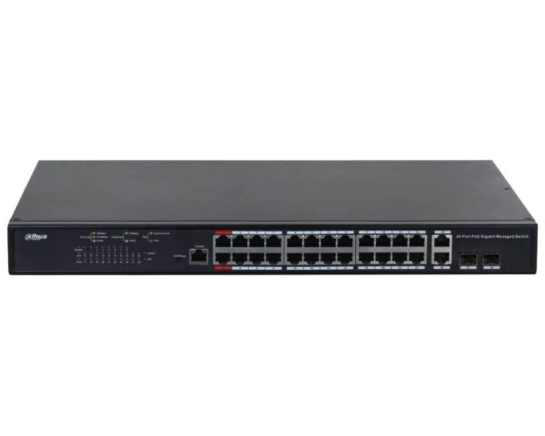 DAHUA PFS4226-24GT-370 26-Port Managed Gigabit Switch with 24-Port PoE - Image 2