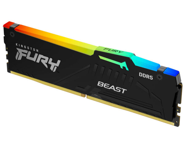 KINGSTON DIMM DDR5 16GB 5600MT/s KF556C36BBEA-16 Fury Beast RGB EXPO - Image 2