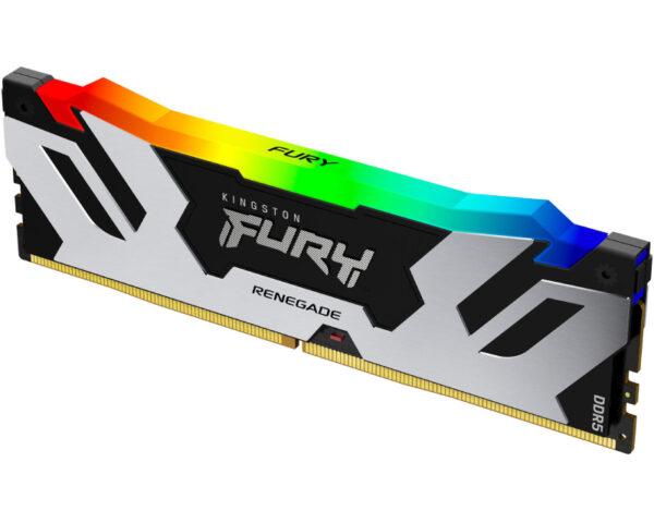 KINGSTON DIMM DDR5 16GB 8000MT/s KF580C38RSA-16 FURY Renegade Silver RGB XMP - Image 2