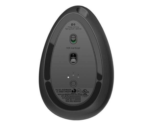 LOGITECH MX Vertical Advanced Ergonomic Wireless Graphite miš - Image 4