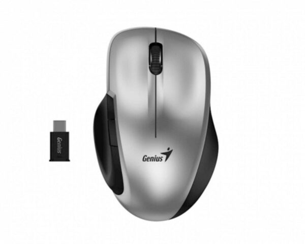 GENIUS Ergo 8200S USB Tip C Bežični srebrni miš - Image 2
