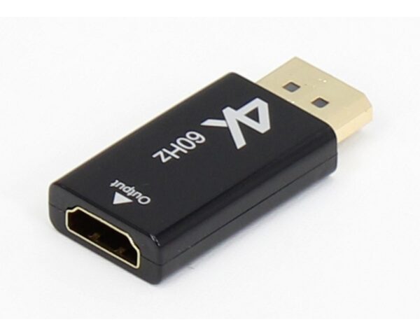 E-GREEN Adapter DisplayPort 1.4 (M) - HDMI 2.0 (F) crni - Image 2