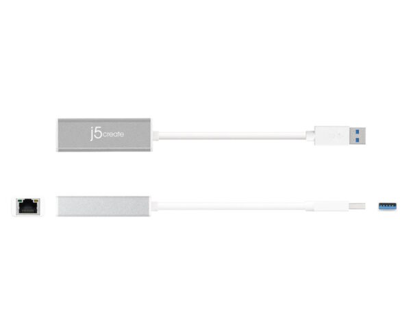 FAST ASIA Adapter USB 3.0 - Gigabit ethernet metal sivi - Image 3
