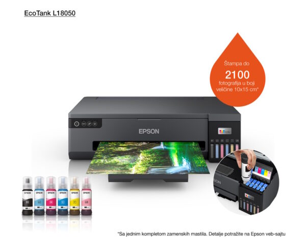 EPSON L18050 A3+ EcoTank ITS (6 boja) foto inkjet štampač - Image 5