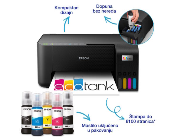 EPSON L3270 EcoTank ITS wireless multifunkcijski inkjet štampač - Image 5