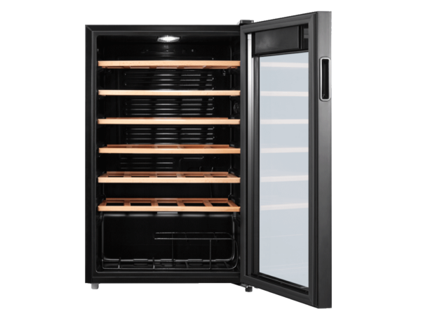 Vinska vitrina TESLA RW092M G/93L/47x47x84,5cm/crna