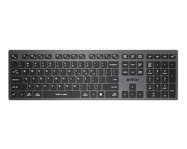 A4 TECH FBX50C FSTYLER Bluetooth & 2.4G Scissor Switch USB tastatura US siva - Image 2