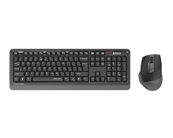 A4 TECH FGS1035Q FSTYLER Wireless QuietKey Combo USB US sivi set - Image 4
