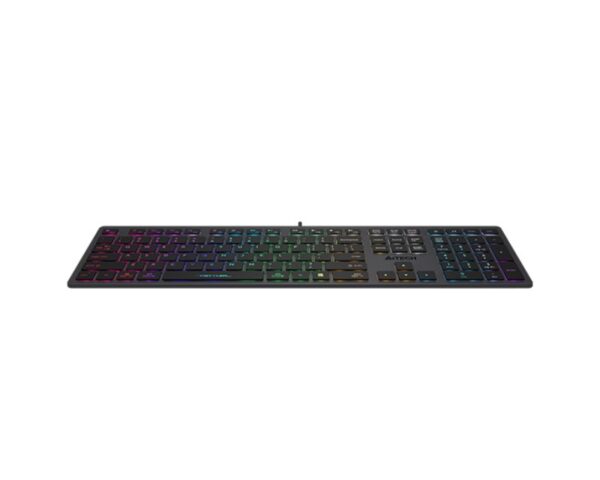 A4 TECH FX60 Scissor Switch Neon Backlit USB US siva tastatura - Image 4