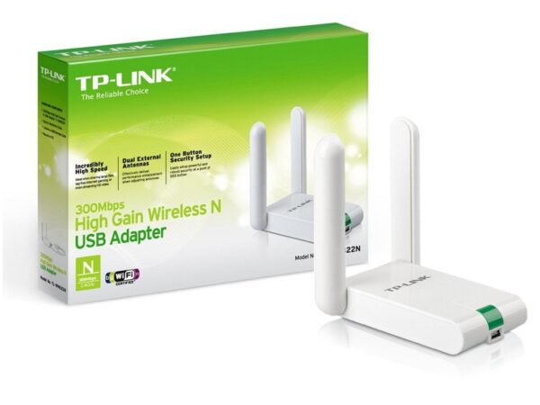 TP-LINK 300Mbps High Gain Wireless USB Adapter - TL-WN822N