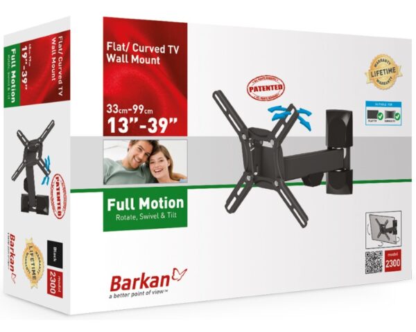 BARKAN 2300.B LCD TV zglobni zidni nosač do 39 inča - Image 2