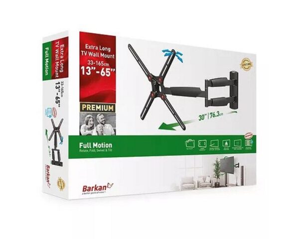 BARKAN BM343XL LCD TV zglobni zidni nosač do 65 inča za ravne i zakrivljene televizore - Image 2