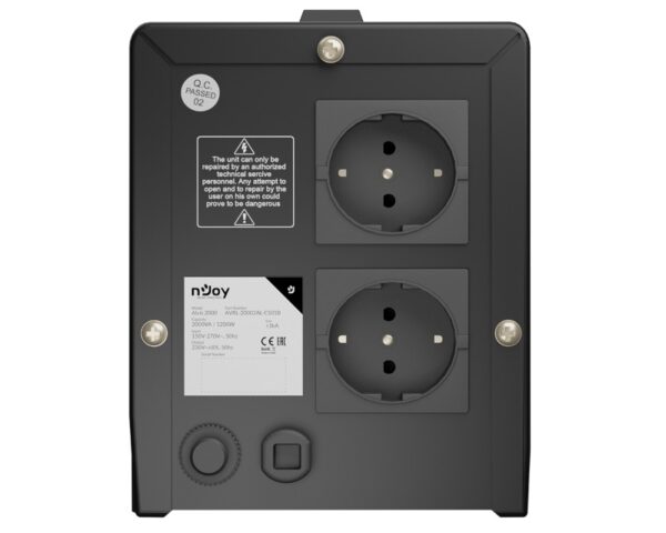 NJOY Alvis AVR 2000VA 1200W (AVRL-20002AL-CS01B) - Image 3