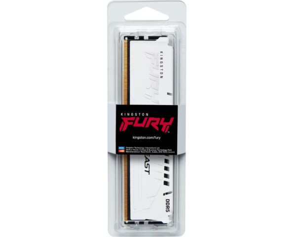 KINGSTON DIMM DDR5 16GB 5200MT/s KF552C36BWE-16 Fury Beast White Expo - Image 3