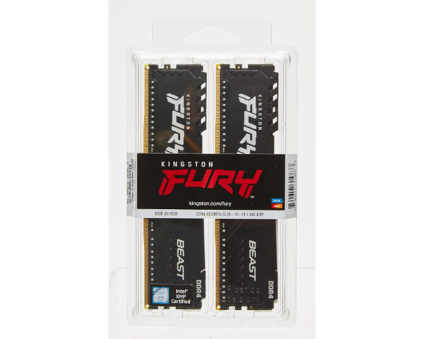 KINGSTON DIMM DDR4 32GB (2x16GB kit) 3200MT/s KF432C16BB1K2/32 Fury Beast - Image 3