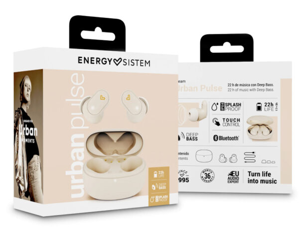 ENERGY SISTEM Urban Pulse Cream True Wireless bežične slušalice (M45528) - Image 6