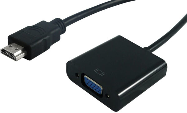 Secomp Cableadapter, HDMI DP M - VGA F