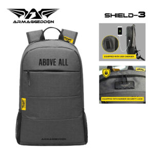 SONICGEAR ARMAGGEDDON Shield 3 ranac 15.6" siva boja