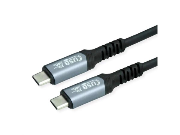 Secomp VALUE Cable USB4 Gen2x2 with Emark C–C M/M 240W crna 2 m