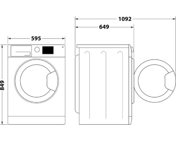 WHIRLPOOL FFT M11 82B EE R mašina za sušenje veša-toplotna pumpa - Image 8