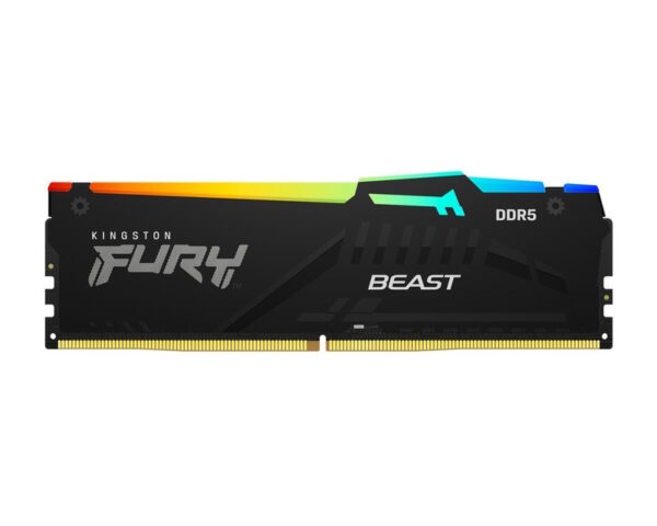 KINGSTON DIMM DDR5 16GB 6400MT/s KF564C32BBEA-16 FURY Beast Black RGB EXPO - Image 2
