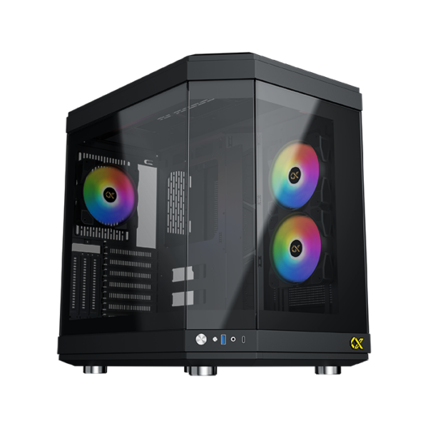 Xigmatek CUBI(BK, EATX, U3x1+Type C, 3PCS TG, 6PCS Z20A & Galaxy II Fan Control Kit)