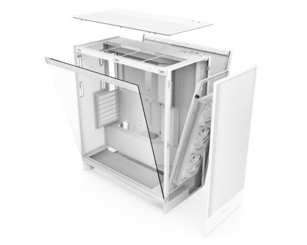 NZXT H7 Flow RGB kućište belo (CM-H72FW-R1) - Image 5