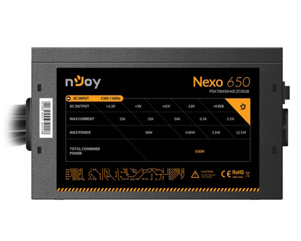 NJOY Nexo 650 650W napajanje (PSAT6065A40CZCO01B) - Image 4