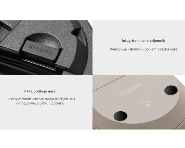 XIAOMI Wireless Mouse 2 lite miš beli (BHR8915GL) - Image 4