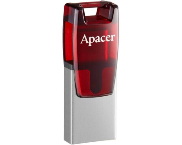 APACER 64GB AH180 USB 3.2 Tip C - USB 3.2 Tip A flash crveni AP64GAH180R-1 - Image 3